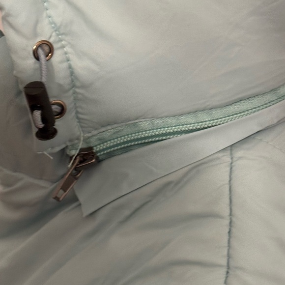 The North Face NEW Light Blue Hooded Zip Up Girl’s Cozy Comfy Down Puffer Vest - Picture 6 of 11